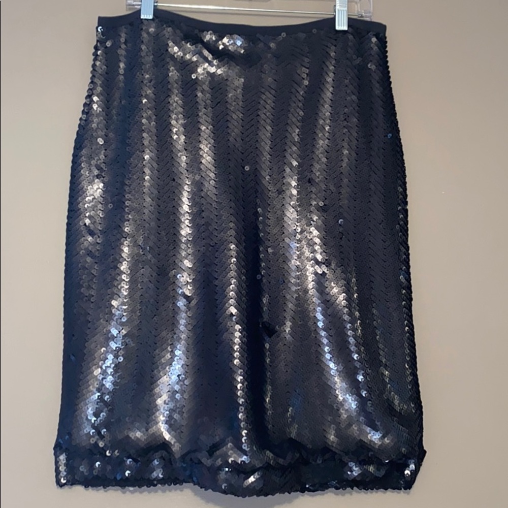 J. Crew Sequin Pencil Skirt